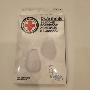 Dr. Arthritis Silicone Forefoot Cushions & handbook 4 pairs per box New In Box